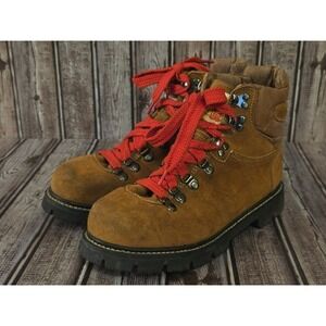 8.5 Mens The Gorilla Shoe "Brutally Strong" Brown Suede Oil-Resistant Work Boots